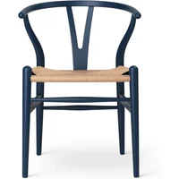 Carl Hansen & Søn Carl Hansen - CH24 Wishbone Chair, Buche soft blue / Naturgeflecht
