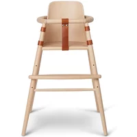 Carl Hansen & Søn Carl Hansen - Stuhllehne für ND54 Kinder-Hochstuhl, Buche matt lackiert / cognac