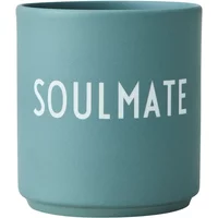 Design Letters Design Letters - AJ Favourite Porzellan Becher, Soulmate / dusty green