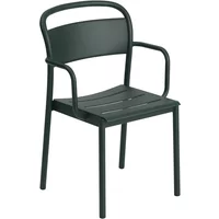 Muuto Muuto - Linear Steel Armchair, dunkelgrün