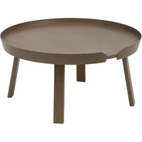 Muuto Muuto - Around Couchtisch, Ø 72 cm, dunkelbraun
