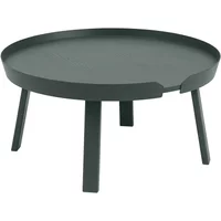 Muuto Muuto - Around Couchtisch, Ø 72 cm, dunkelgrün