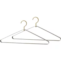 AYTM AYTM - Vestis Kleiderbügel, schwarz / silber (2er-Set)
