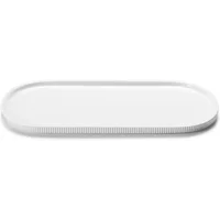 Georg Jensen Georg Jensen - Bernadotte Servierplatte, 19 x 40 cm, weiß