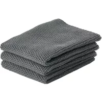 Zone Denmark Zone Denmark - Reinigungstuch, 27 x 27 cm, anthrazit (3er-Set)