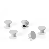 Zone Denmark Zone Denmark - Magnete für A-Bulletin Magnettafel, soft grey (5er-Set)