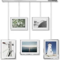 Umbra Umbra - Exhibit Bilderrahmen 5er-Set, Chrom