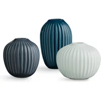Kähler Design Kähler Design - Hammershøi Vase Miniatur, grün (3er-Set)
