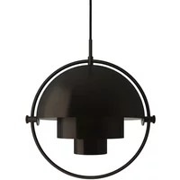 Gubi GUBI - Multi-Lite Pendelleuchte S, Ø 22,5 cm, Messing schwarz / schwarz