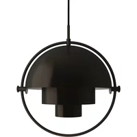 Gubi GUBI - Multi-Lite Pendelleuchte Ø 36 cm, Messing schwarz / schwarz