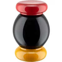 Alessi Alessi - Twergi Salz-/Pfeffer- und Gewürzmühle ES18, schwarz / gelb / rot