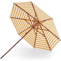 Skagerak Fritz Hansen - Skagerak Messina Sonnenschirm Ø 270 cm, goldgelb gestreift