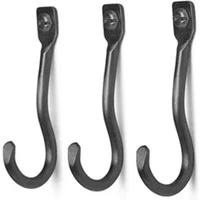 Ferm Living Ferm Living - Curvature Wandhaken, schwarz (3er-Set)
