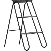 Frost Frost - Bukto Tritthocker klappbar, H 70 cm, schwarz