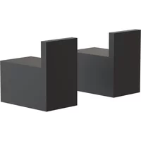 Frost Frost - Quadra Wandhaken 8L, schwarz (2er-Set)