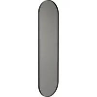 Frost Frost - Unu Wandspiegel 4139 mit Rahmen oval, 40 x 140 cm, schwarz matt