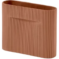 Muuto Muuto - Ridge Vase, H 16,5 cm, terrakotta