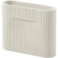 Muuto Muuto - Ridge Vase, H 16,5 cm, off-white