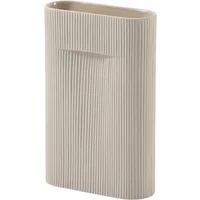 Muuto Muuto - Ridge Vase, H 35 cm, beige