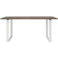 Muuto Muuto - 70/70 Esstisch, 170 x 85 cm, Eiche geräuchert / weiß