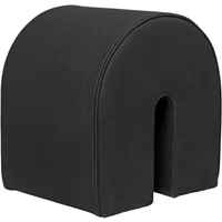 Kristina Dam Studio Kristina Dam Studio - Curved Pouf, H 42 cm, schwarz