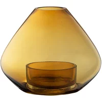 AYTM AYTM - Uno Windlicht und Vase Ø 14,5 x H 11,5 cm, amber