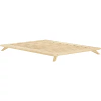 Karup Karup - Senza Bett 160 x 200 cm, Kiefer natur