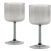 Hay HAY - Tint Weinglas, grau (2er-Set)
