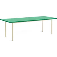 Hay HAY - Two-Colour Esstisch, 240 x 90 cm, mint / elfenbein