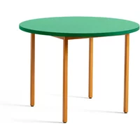 Hay HAY - Two-Colour Esstisch rund, Ø 105 cm, mint / ocker