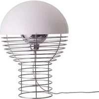 Verpan Verpan - Wire Tischleuchte Ø 40 cm, Chrom / weiß