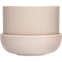 Iittala Iittala - Nappula Blumentopf mit Untersetzer, 170 x 130 mm, beige