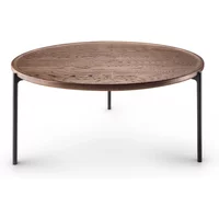 Eva Solo Eva Solo - Savoye Couchtisch, Ø 90 x H 42 cm, Eiche geräuchert / schwarz