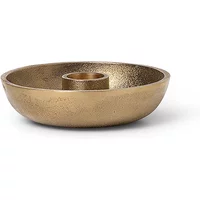 Ferm Living Ferm Living - Bowl Stabkerzenhalter, Messing