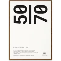 Paper Collective Paper Collective - Bilderrahmen 50 x 70 cm, Eiche dunkel