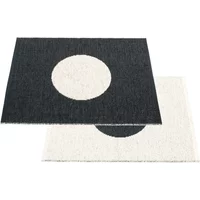 Pappelina Pappelina - Vera Small One Wendeteppich, 70 x 90 cm, black / vanilla