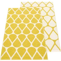Pappelina Pappelina - Otis Wendeteppich, 70 x 140 cm, mustard / vanilla