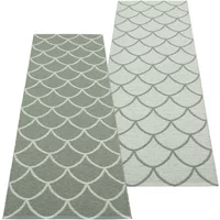 Pappelina Pappelina - Kotte Wendeteppich, 70 x 225 cm, army / sage
