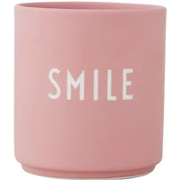 Design Letters Design Letters - AJ Favourite Porzellan Becher, Smile / old rose