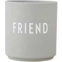 Design Letters Design Letters - AJ Favourite Porzellan Becher, Friend / cool gray