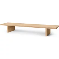 Ferm Living Ferm Living - Kona Low Beistelltisch, 140 x 34 cm, Eiche