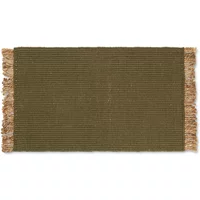 Ferm Living Ferm Living - Block Fußmatte, 50 x 80 cm, olivgrün
