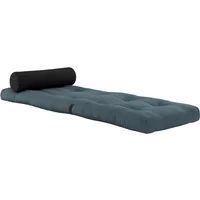 Karup Karup - Wrap Futonsessel, dunkelgrau / petrolblau (757)