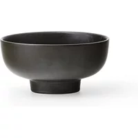 Audo Audo - New Norm Schüssel auf Fuß, Ø 12 cm, dark glazed