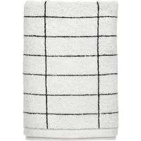 Mette Ditmer Mette Ditmer - Tile Badetuch 70 x 140 cm, schwarz / off-white
