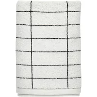 Mette Ditmer Mette Ditmer - Tile Gästehandtuch 38 x 60 cm, schwarz / off-white (2er-Set)