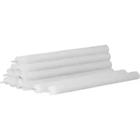 Stoff Nagel STOFF Nagel - Paraffin-Kerzen, weiß (12er-Set)