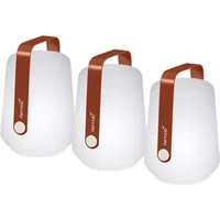 Fermob Fermob - Balad Akku LED-Leuchte H 12 cm, ockerrot (3er-Set)