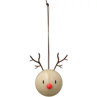 Hoptimist Hoptimist - Reindeer Ornament, braun (2er-Set)
