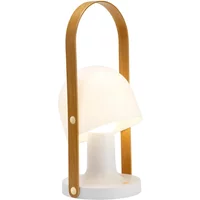 Marset marset - FollowMe Plus Outdoor Akku LED Tischleuchte, Eiche / weiß